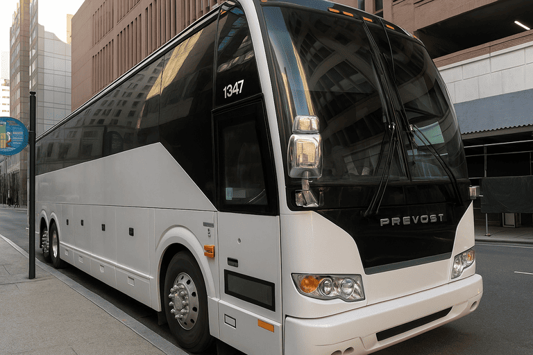 a Baytown Coach Bus Service coach bus