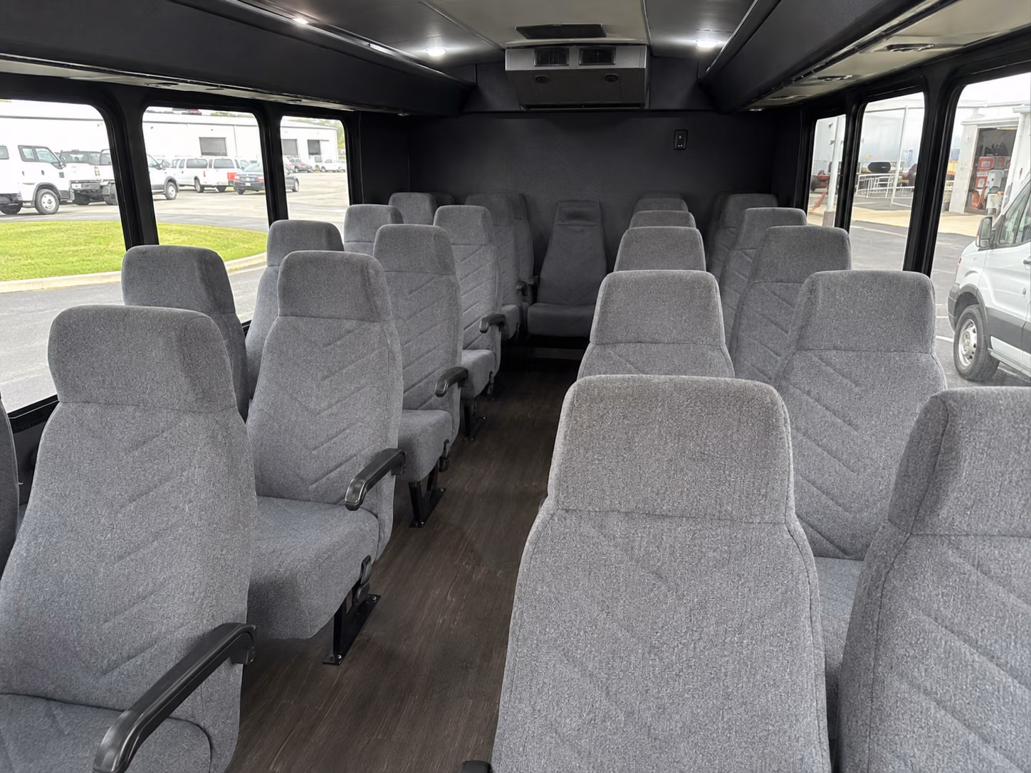 baytown 20 passenger minibus interior