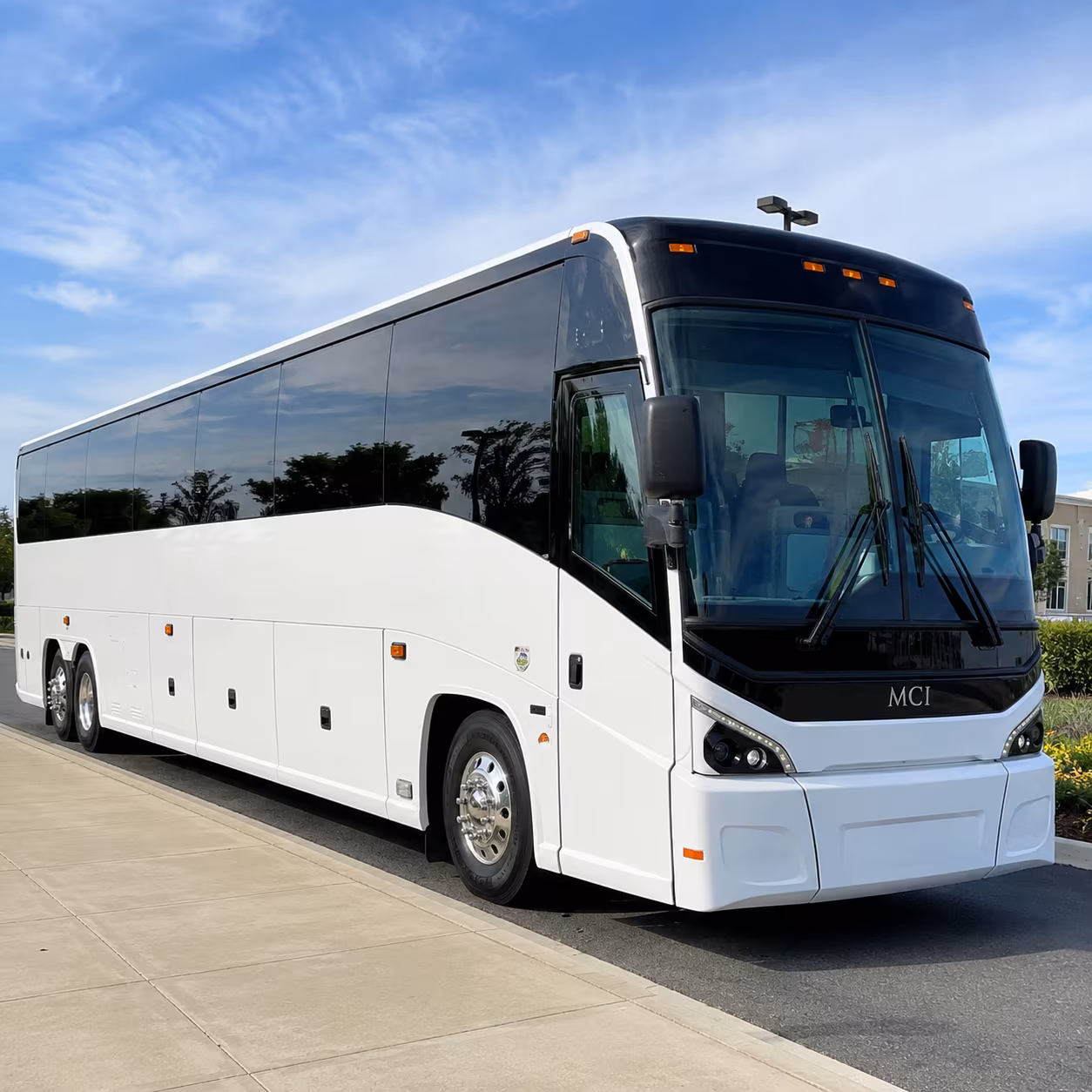 baytown 56 passenger charter bus
