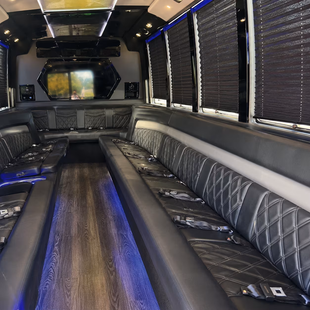 baytown area concert live event venues party bus rental