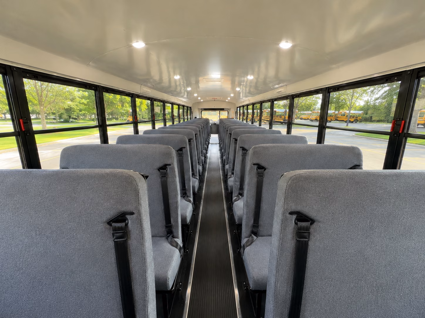 baytown school bus inside