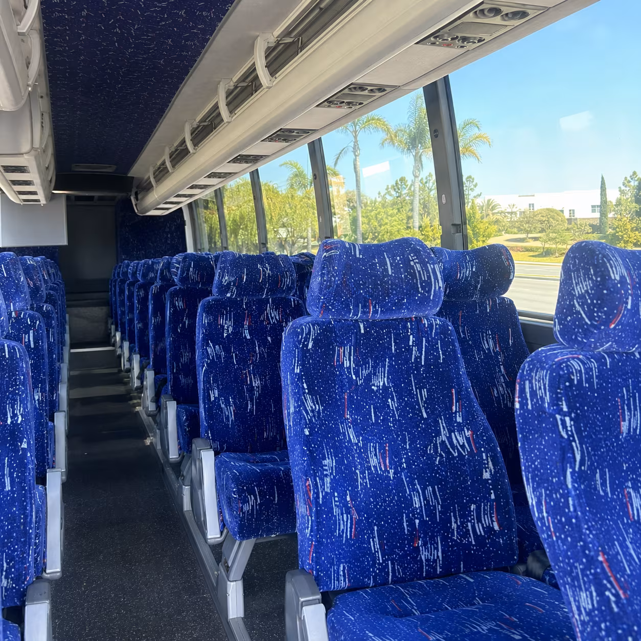 baytown school event transportation onboard seating
