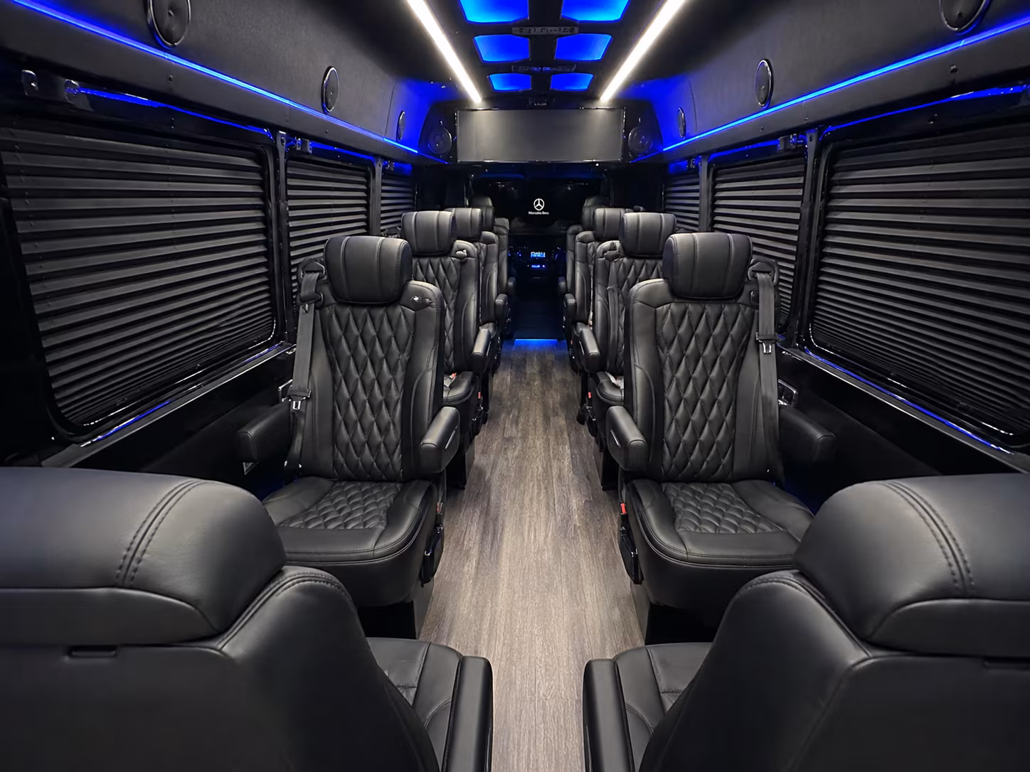 baytown sprinter van with driver inside
