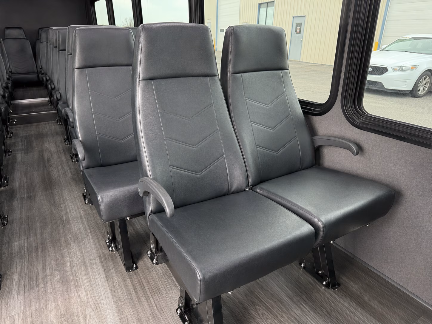 baytown wine tour brewery transportation onboard seating