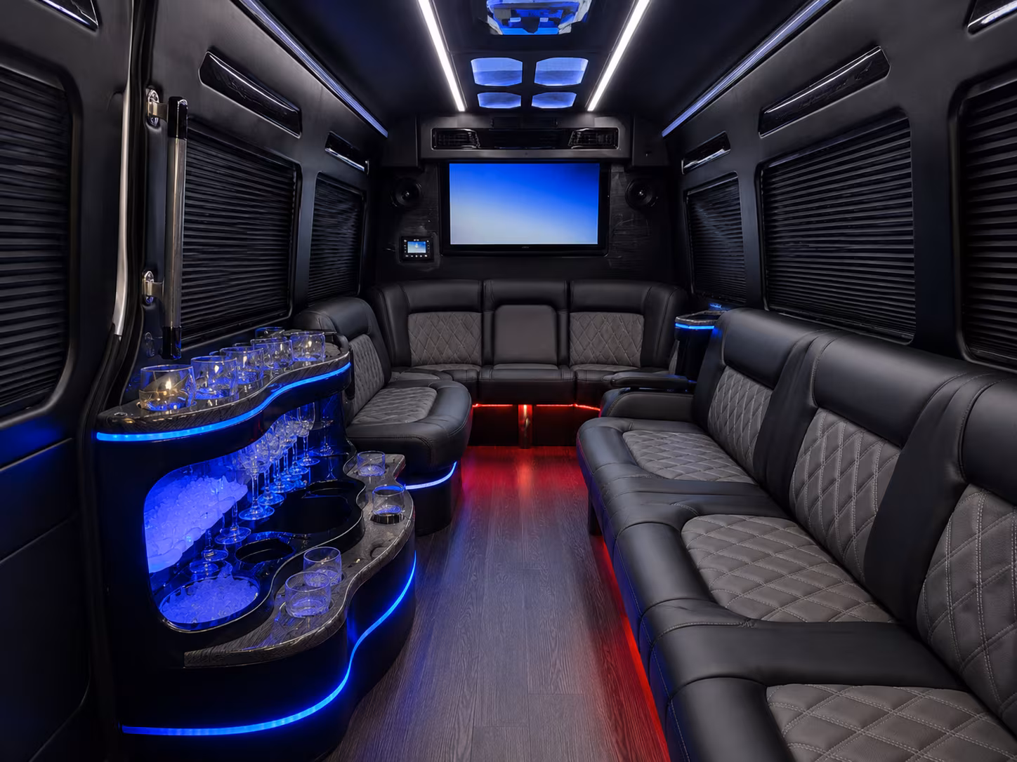 bus rentals for baytown corporate wine tour events and client entertainment