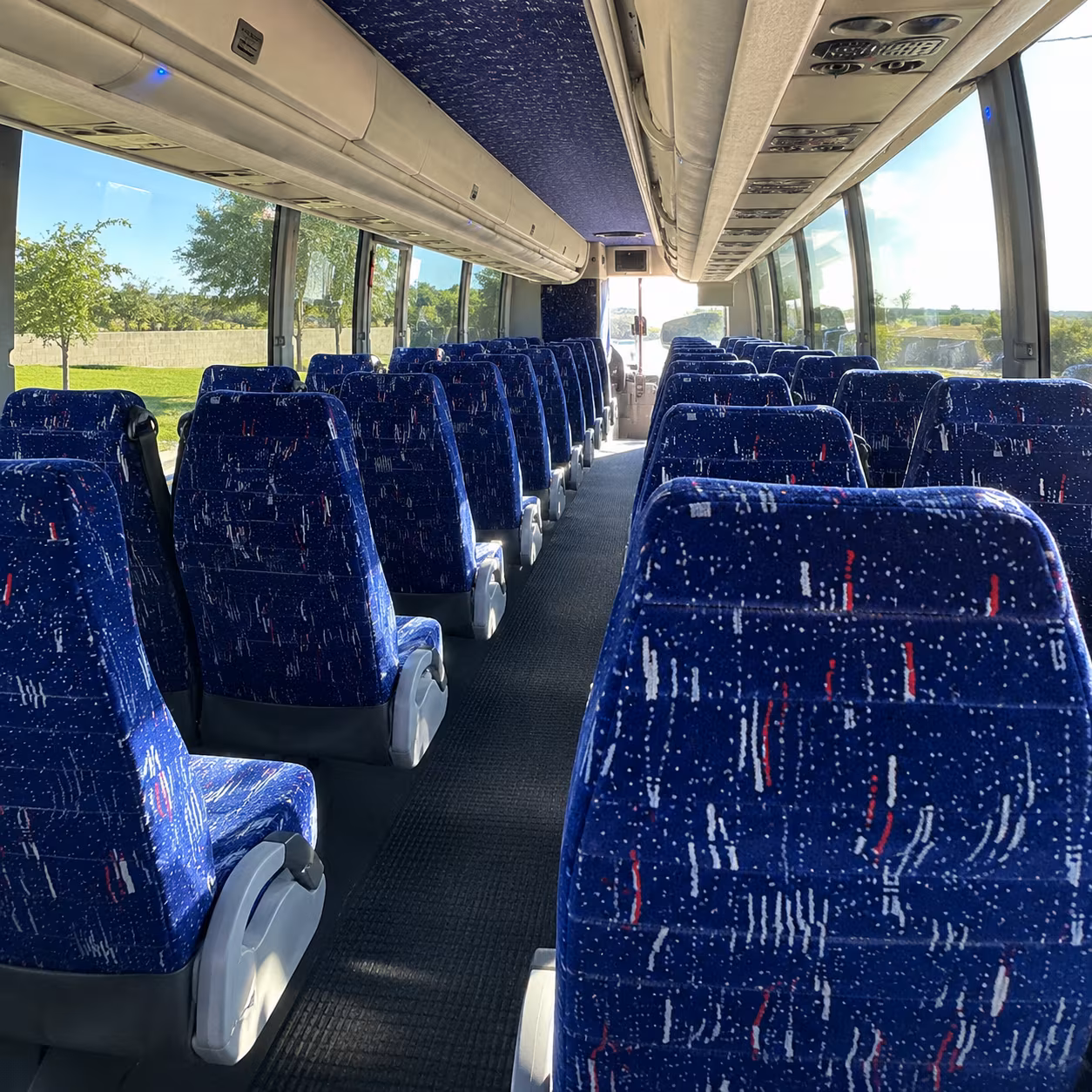 charter bus rentals for large baytown prom groups and school organized transportation