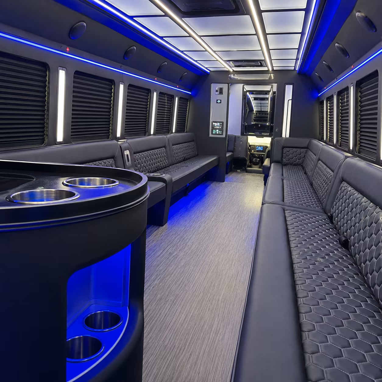 party buses to cynthia woods mitchell pavilion shows